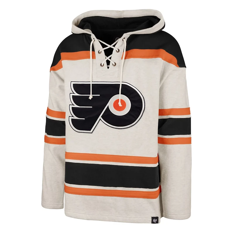 '47 Philadelphia Flyers Rockaway Lace-Up Pullover Hoodie