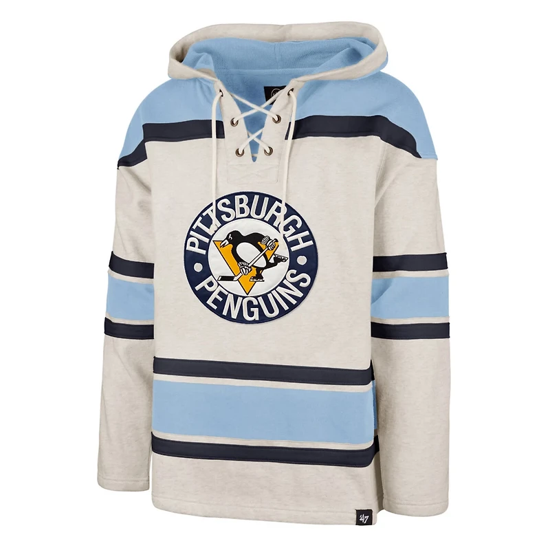 '47 Pittsburgh Penguins Rockaway Lace-Up Pullover Hoodie