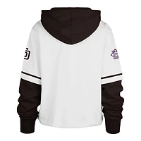 '47 San Diego Padres Trifecta Shortstop Cropped Pullover Hoodie
