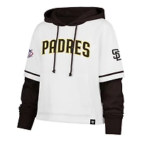 '47 San Diego Padres Trifecta Shortstop Cropped Pullover Hoodie