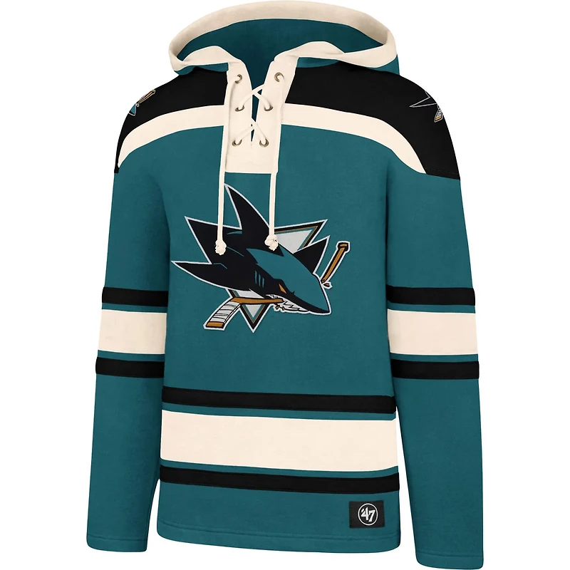 '47 San Jose Sharks Superior Lacer Pullover Hoodie
