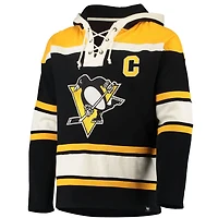 '47 Sidney Crosby Pittsburgh Penguins Player Name  Number Lacer Pullover Hoodie