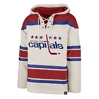 '47 Washington Capitals Rockaway Lace-Up Pullover Hoodie