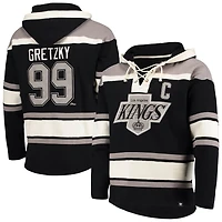 '47 Wayne Gretzky Los Angeles Kings Retired Player Name  Number Lacer Pullover Hoodie