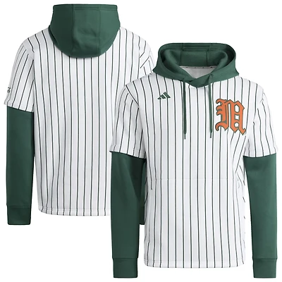 adidas Green Miami Hurricanes Baseball Hoodie