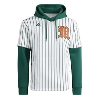 adidas Green Miami Hurricanes Baseball Hoodie