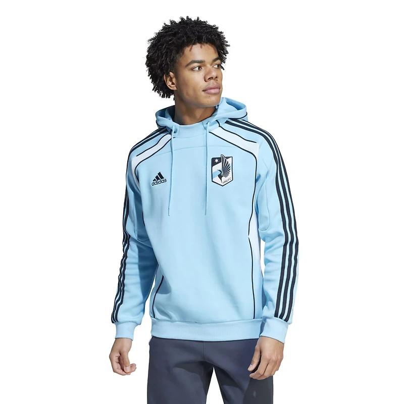 adidas Light Minnesota United FC 2025 Travel Pullover Hoodie
