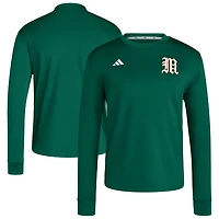 adidas Miami Hurricanes Dugout Pullover Sweatshirt