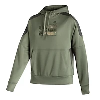 adidas Miami Hurricanes Salute to Service Military Appreciation Pullover Hoodie