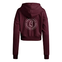 adidas Mississippi State Bulldogs Campus Queen Cropped Pullover Hoodie