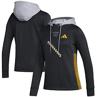 adidas Pittsburgh Penguins Refresh Skate Lace AEROREADY Pullover Hoodie