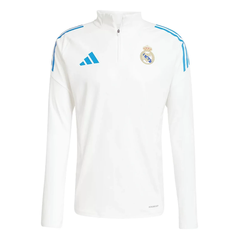 adidas Real Madrid 2025 26 AEROREADY Raglan Quarter-Zip Training Top