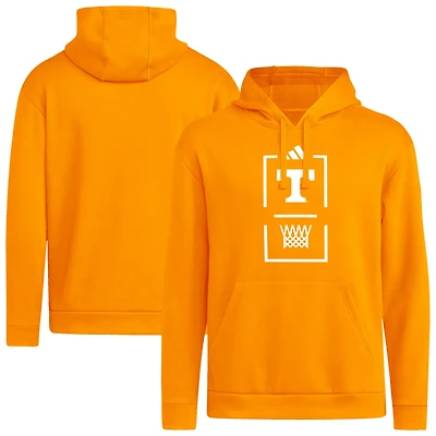 adidas Tennessee Volunteers On-Court Basketball Hoodie