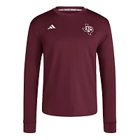 adidas Texas AM Aggies Dugout Pullover Sweatshirt