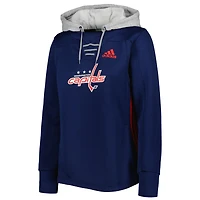 adidas Washington Capitals Skate Lace Primeblue Team Pullover Hoodie