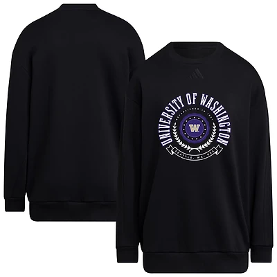 adidas Washington Huskies Oversized Crewneck Pullover