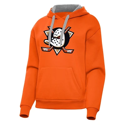 Antigua Anaheim Ducks Victory Pullover Hoodie