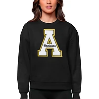 Antigua Appalachian State Mountaineers Victory Crewneck Pullover Sweatshirt