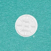 Antigua Boston Bruins White Logo Hunk Quarter-Zip Pullover