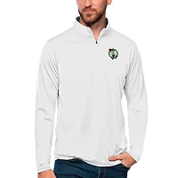 Antigua Boston Celtics Tribute Quarter-Zip Pullover Top