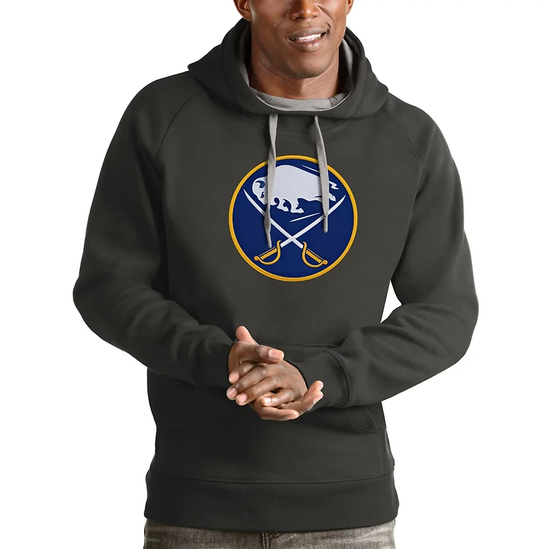 Antigua Buffalo Sabres Logo Victory Pullover Hoodie