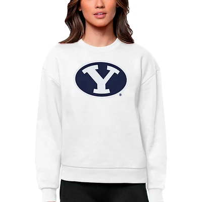 Antigua BYU Cougars Victory Crewneck Pullover Sweatshirt
