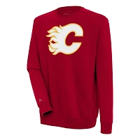 Antigua Calgary Flames Victory Pullover Sweatshirt