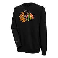 Antigua Chicago Blackhawks Victory Pullover Sweatshirt