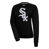 Antigua Chicago White Sox Victory Chenille Pullover Sweatshirt