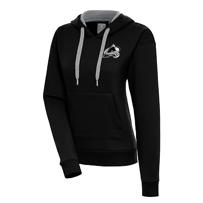 Antigua Colorado Avalanche Logo Victory Pullover Hoodie