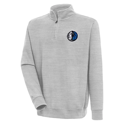 Antigua Dallas Mavericks Victory Quarter-Zip Pullover Top
