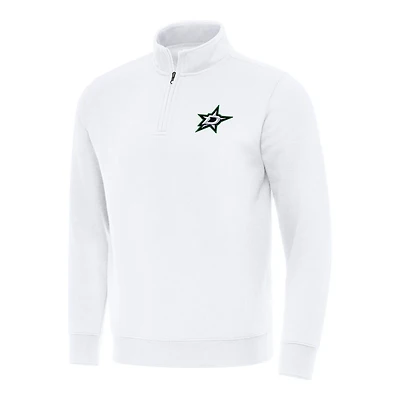 Antigua Dallas Stars Victory Quarter-Zip Mock Sweatshirt