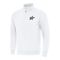 Antigua Dallas Stars Victory Quarter-Zip Mock Sweatshirt