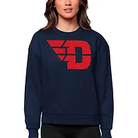 Antigua Dayton Flyers Victory Crewneck Pullover Sweatshirt