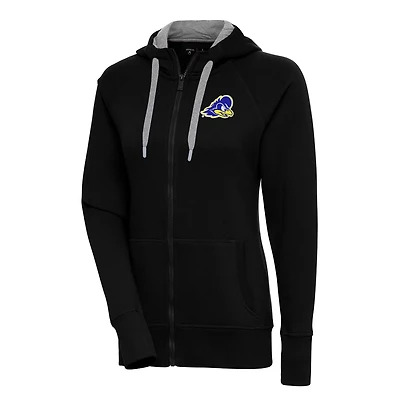 Antigua Delaware Fightin' Blue Hens Victory Full-Zip Hoodie