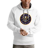 Antigua Denver Nuggets Logo Victory Pullover Hoodie