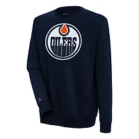 Antigua Edmonton Oilers Victory Pullover Sweatshirt