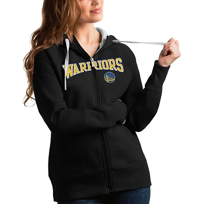 Antigua Golden State Warriors Team Victory Full-Zip Hoodie