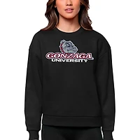 Antigua Gonzaga Bulldogs Victory Crewneck Pullover Sweatshirt