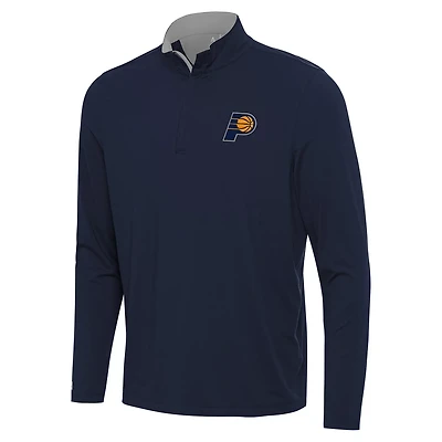 Antigua Gray Indiana Pacers Content Quarter-Zip Top