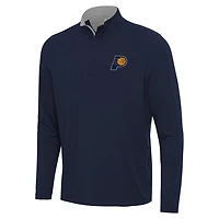 Antigua Gray Indiana Pacers Content Quarter-Zip Top