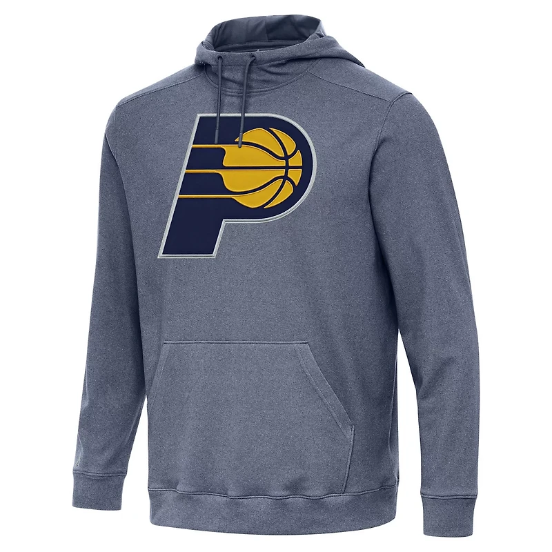 Antigua Heather Indiana Pacers Cloud Pullover Hoodie
