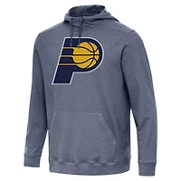 Antigua Heather Indiana Pacers Cloud Pullover Hoodie