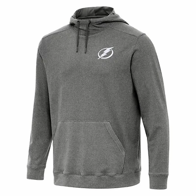 Antigua Heather Tampa Bay Lightning Cloud Pullover Hoodie