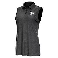 Antigua Heather Texas AM Aggies Recap Sleeveless Polo