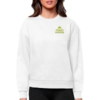 Antigua Heathered Gray Truckee Meadows Community College Victory Crewneck Pullover Sweatshirt