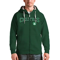 Antigua Hunter Boston Celtics Victory Full-Zip Hoodie