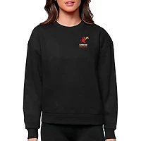 Antigua Illinois Tech Scarlet Hawks Victory Crewneck Pullover Sweatshirt