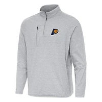 Antigua Indiana Pacers Certain Quarter-Zip Tri-Blend Sweatshirt