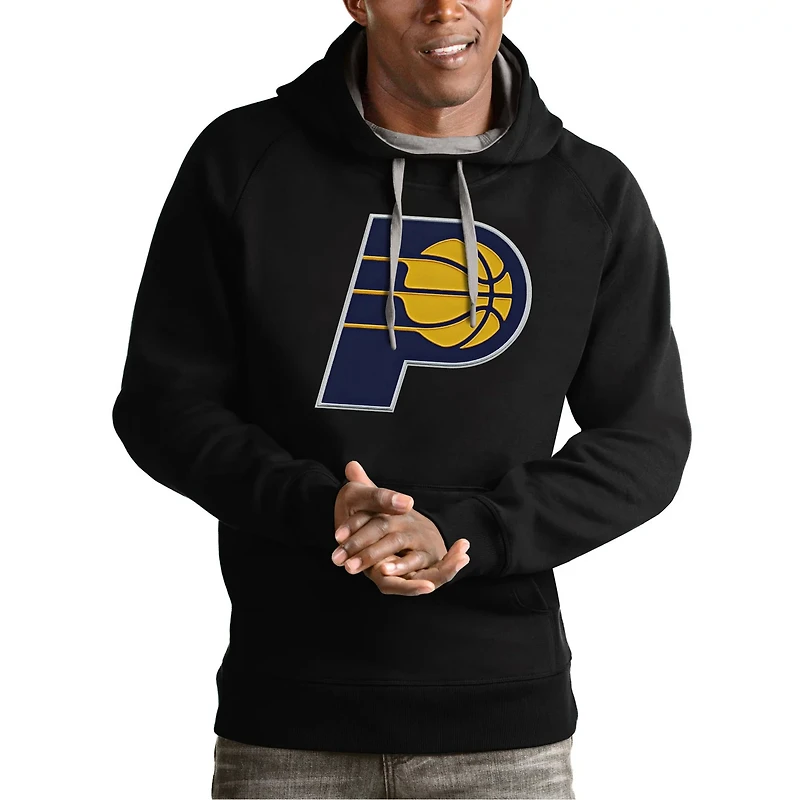 Antigua Indiana Pacers Team Logo Victory Pullover Hoodie